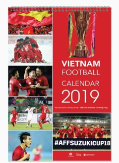 Lịch Treo Tường 2019 - VietNam Football Calendar 2019